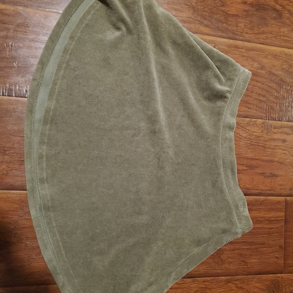 Green Corduroy skirt
